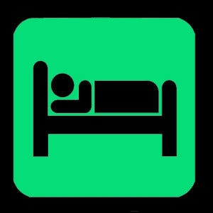 NIGHT SIGNS Luminous Bedroom Sign