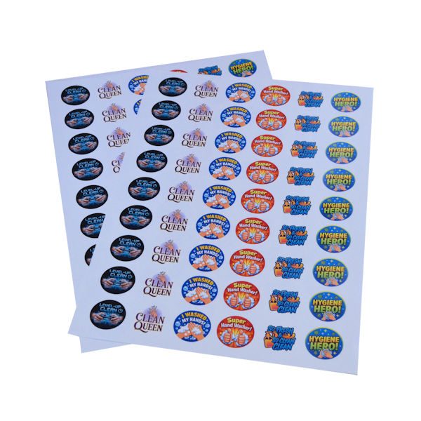 hand hygiene reward stickers for secondary schools